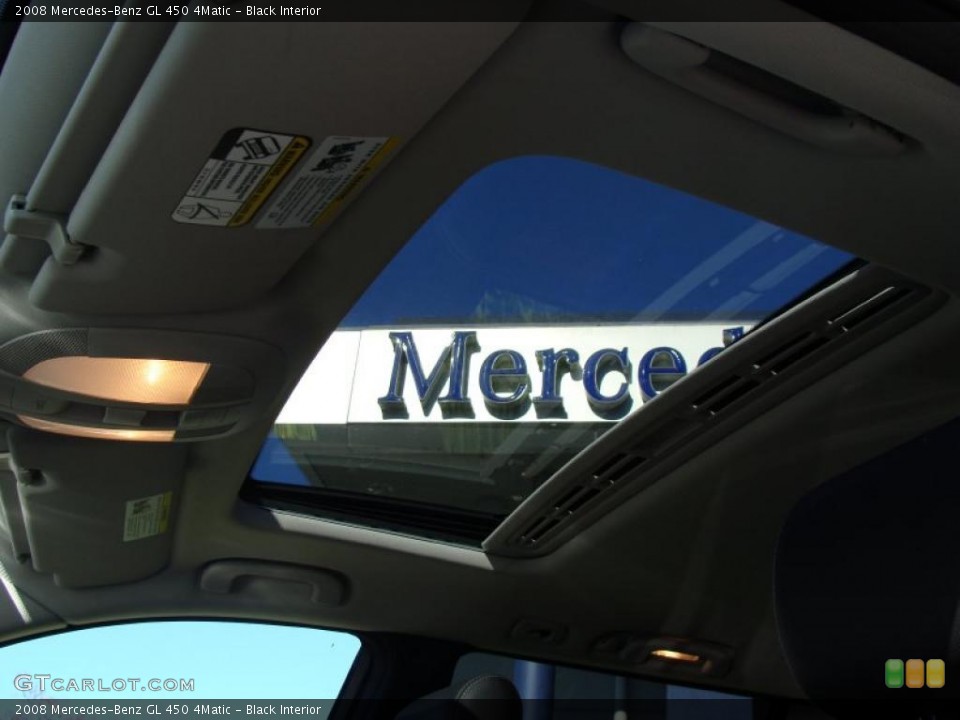 Black Interior Sunroof for the 2008 Mercedes-Benz GL 450 4Matic #39119344