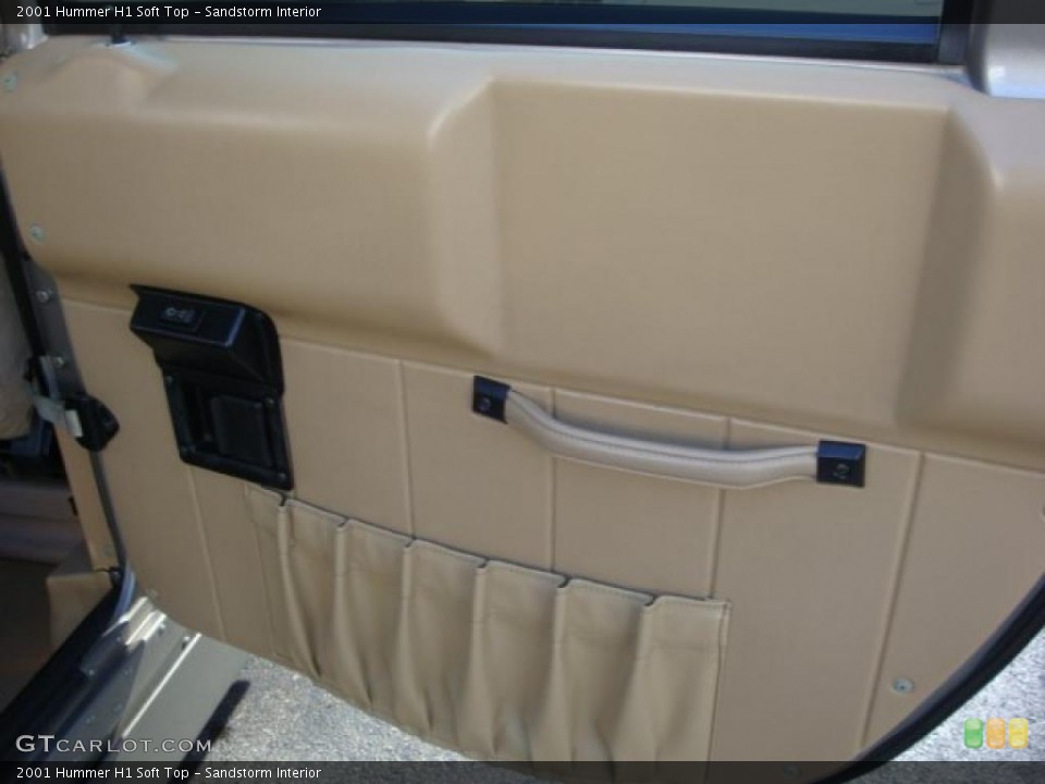 Sandstorm Interior Door Panel for the 2001 Hummer H1 Soft Top #39120680