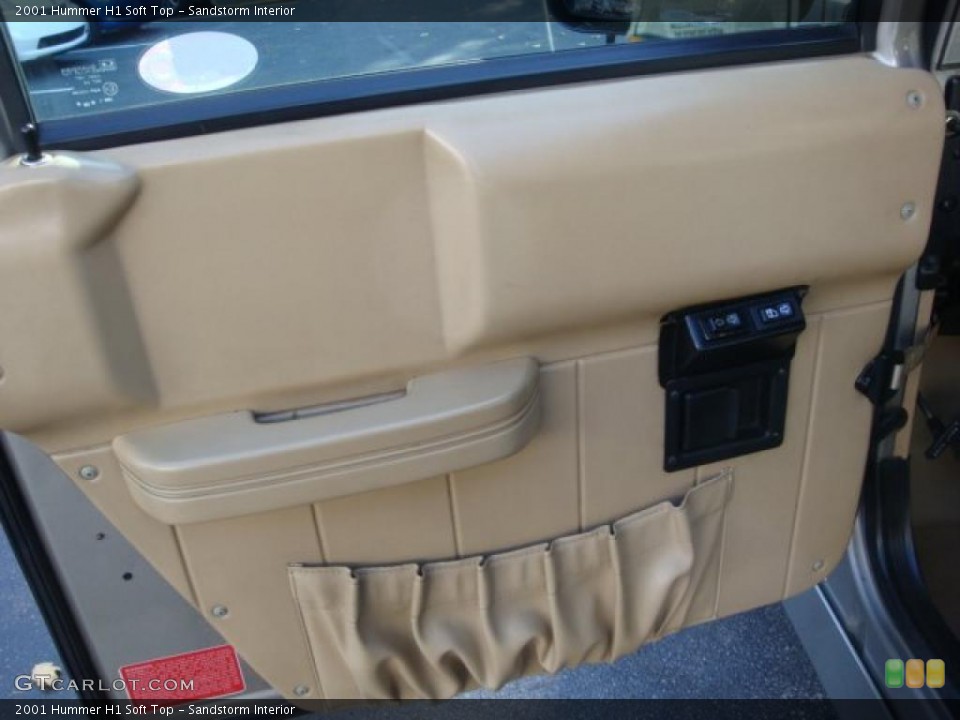 Sandstorm Interior Door Panel for the 2001 Hummer H1 Soft Top #39120704