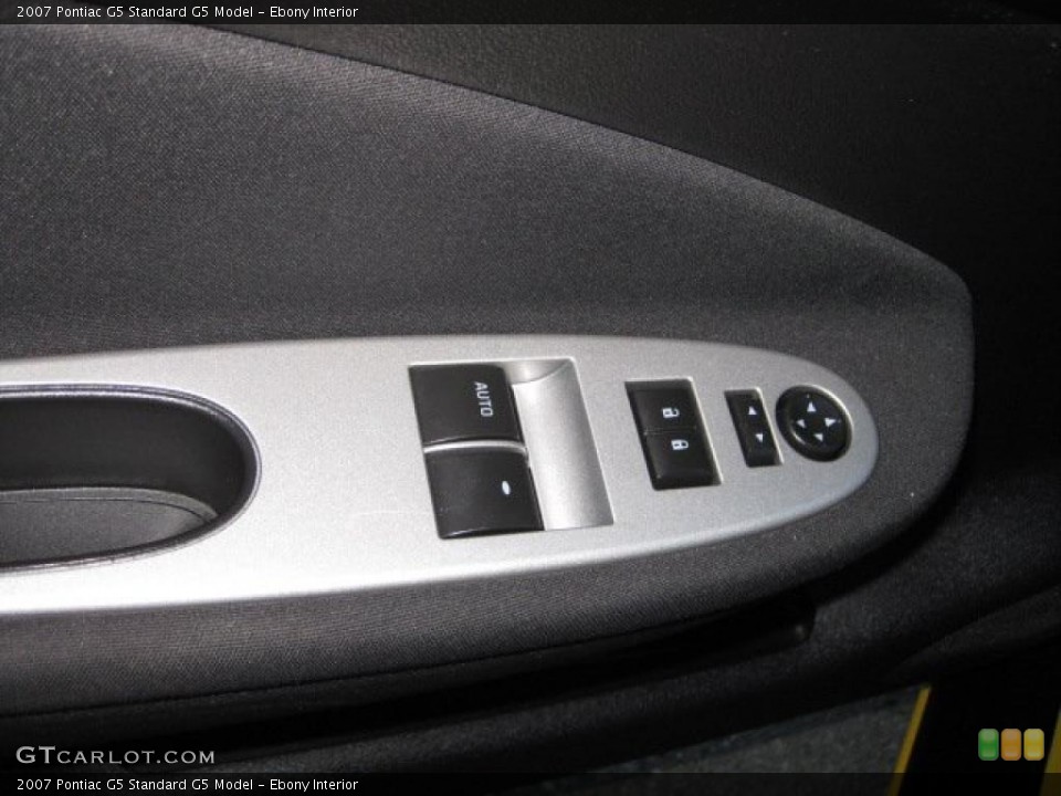 Ebony Interior Controls for the 2007 Pontiac G5  #39121096