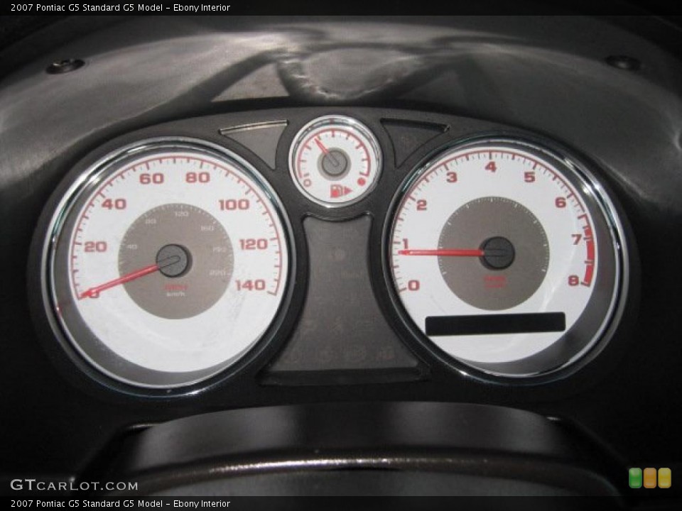 Ebony Interior Gauges for the 2007 Pontiac G5  #39121116