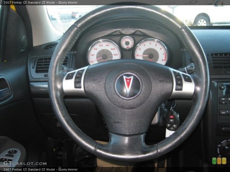 Ebony Interior Steering Wheel for the 2007 Pontiac G5  #39121120