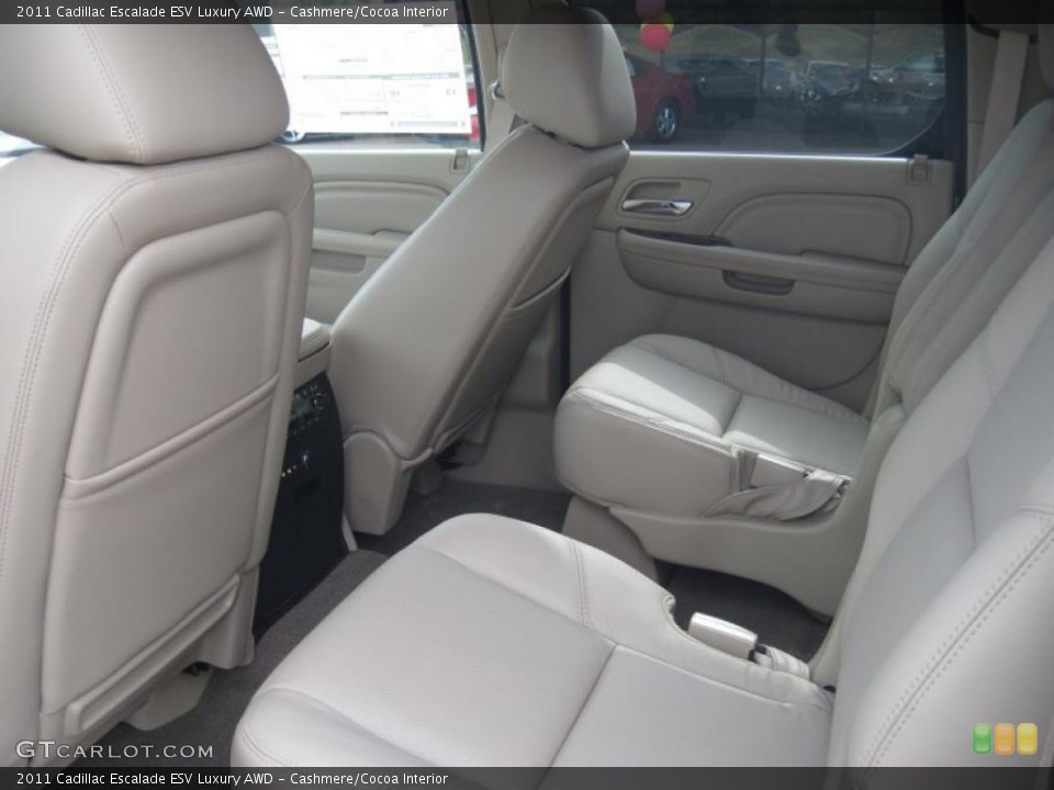 Cashmere/Cocoa Interior Photo for the 2011 Cadillac Escalade ESV Luxury AWD #39122326