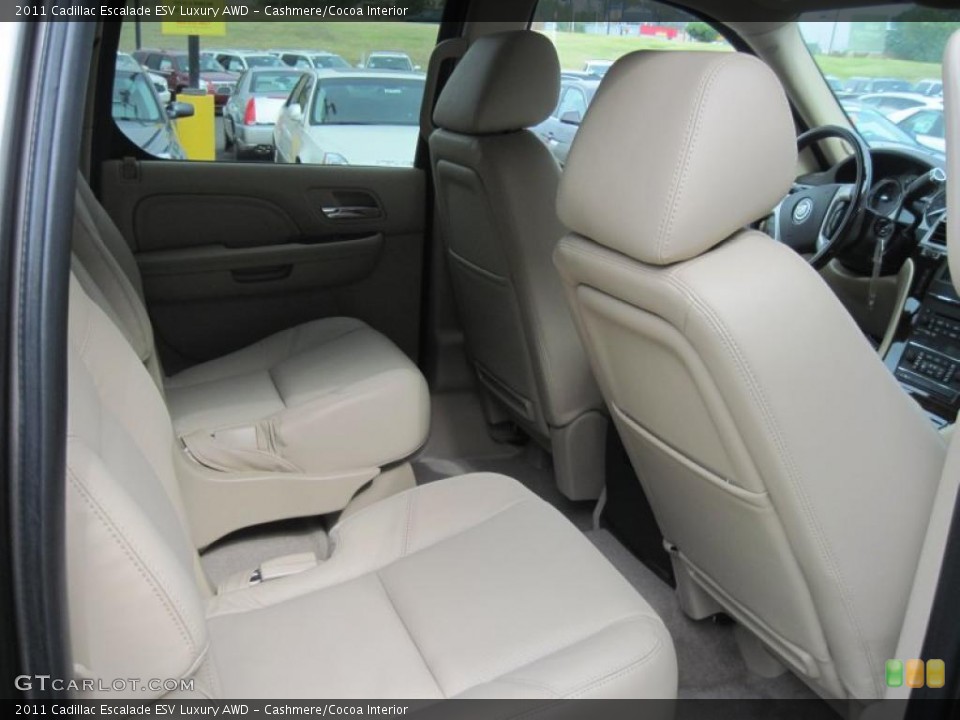 Cashmere/Cocoa Interior Photo for the 2011 Cadillac Escalade ESV Luxury AWD #39122346