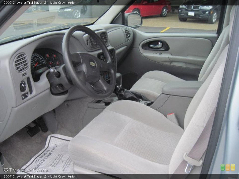 Light Gray Interior Prime Interior for the 2007 Chevrolet TrailBlazer LS #39122700