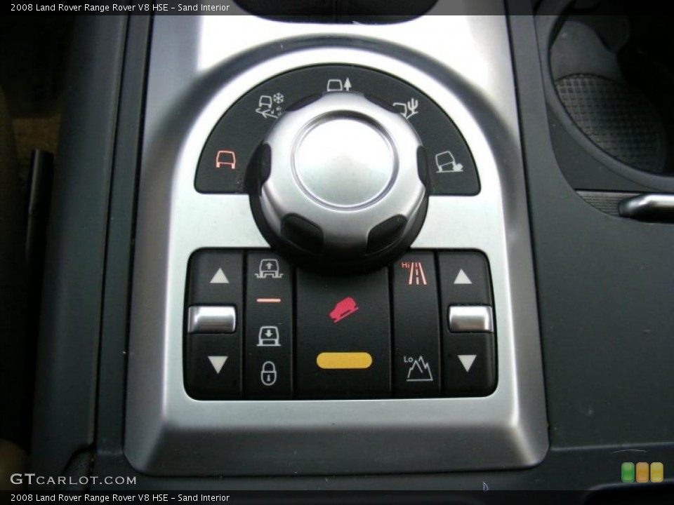 Sand Interior Controls for the 2008 Land Rover Range Rover V8 HSE #39123939