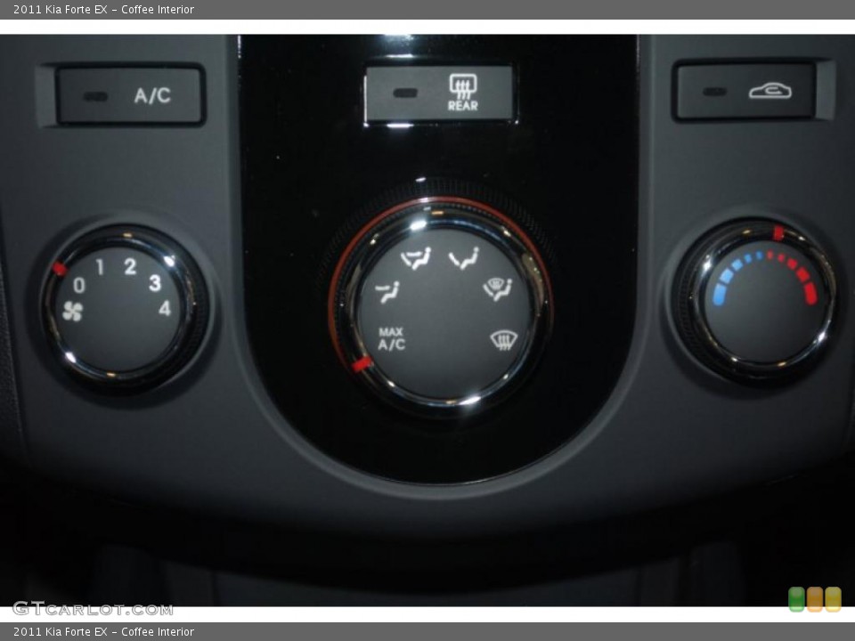 Coffee Interior Controls for the 2011 Kia Forte EX #39124035