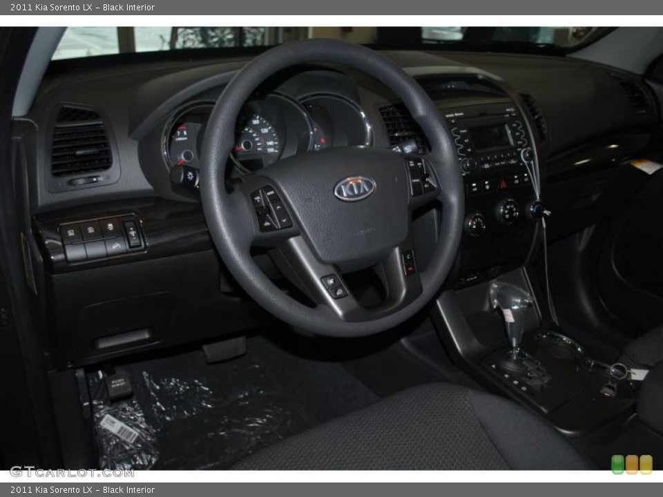 Black Interior Dashboard for the 2011 Kia Sorento LX #39126355