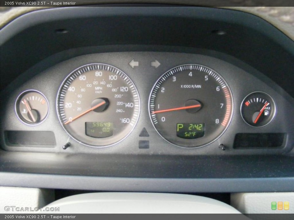 Taupe Interior Gauges for the 2005 Volvo XC90 2.5T #39126447