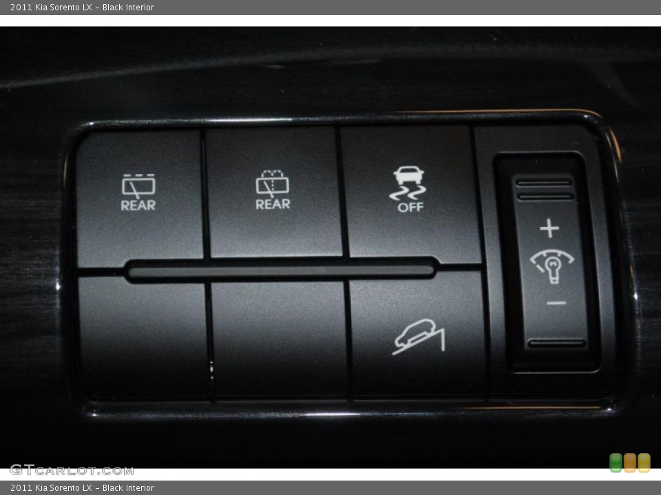Black Interior Controls for the 2011 Kia Sorento LX #39126559
