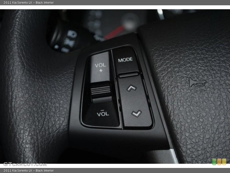 Black Interior Controls for the 2011 Kia Sorento LX #39126583