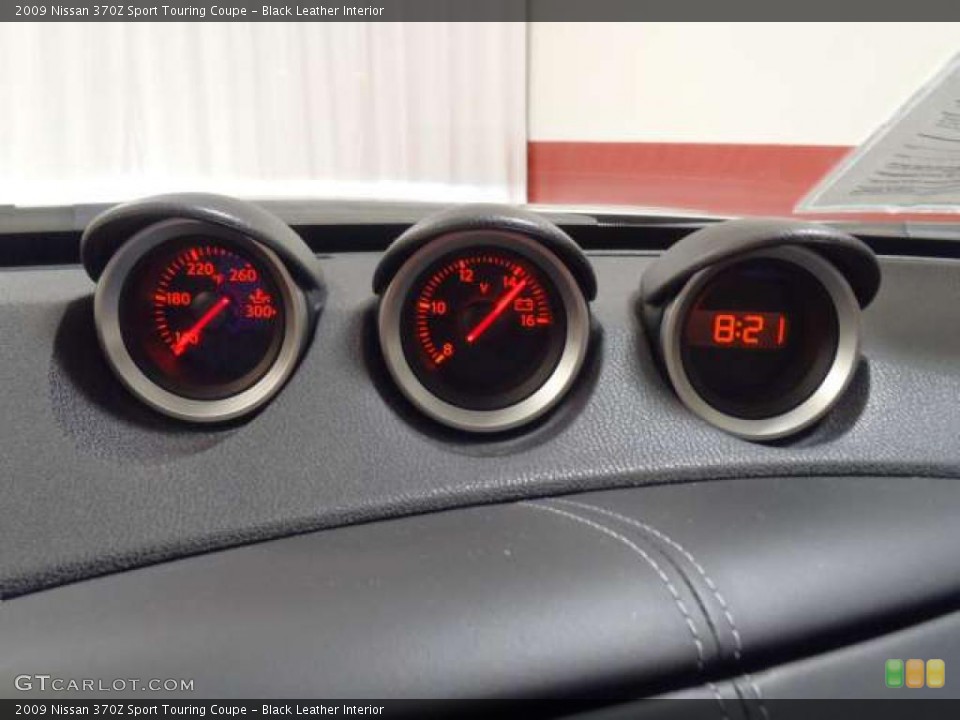 Black Leather Interior Gauges for the 2009 Nissan 370Z Sport Touring Coupe #39126979