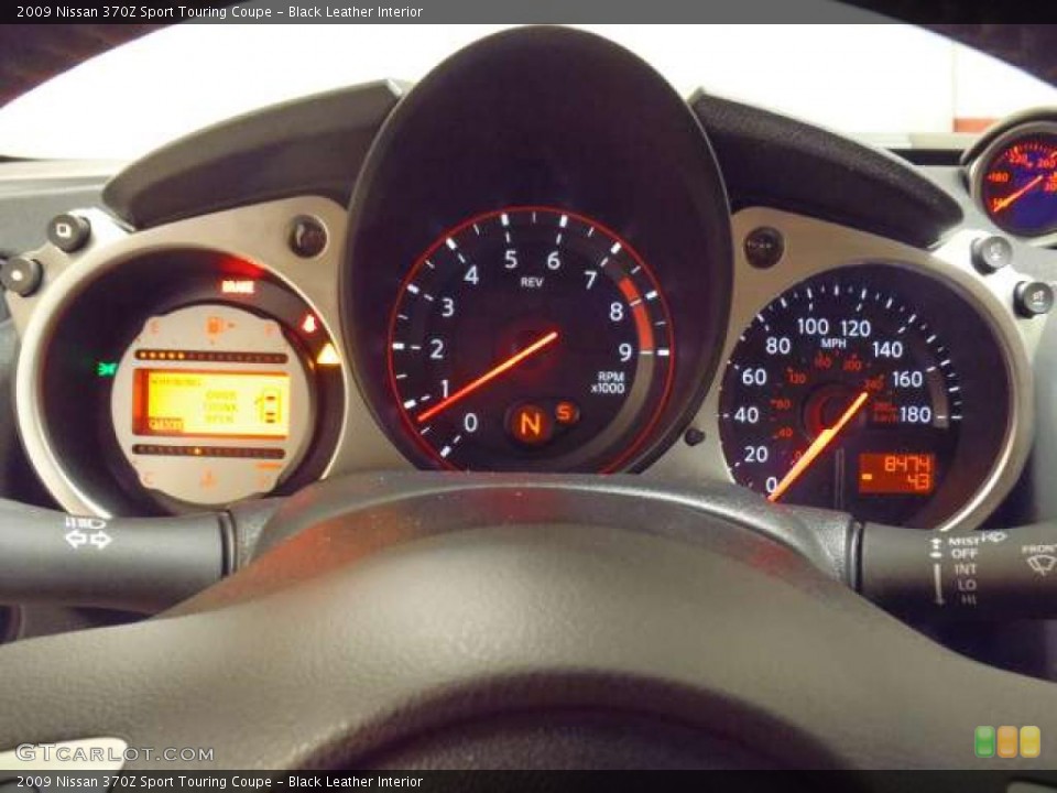 Black Leather Interior Gauges for the 2009 Nissan 370Z Sport Touring Coupe #39126995