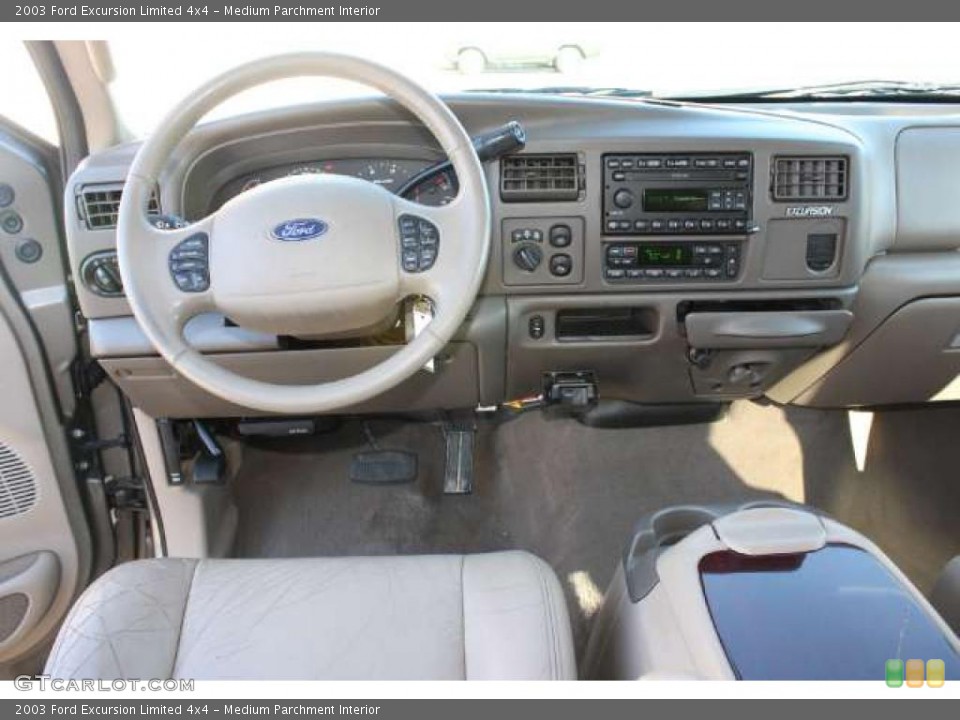 Medium Parchment Interior Dashboard for the 2003 Ford Excursion Limited 4x4 #39127191