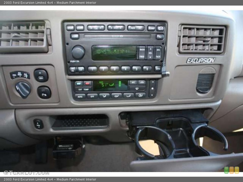 Medium Parchment Interior Controls for the 2003 Ford Excursion Limited 4x4 #39127279