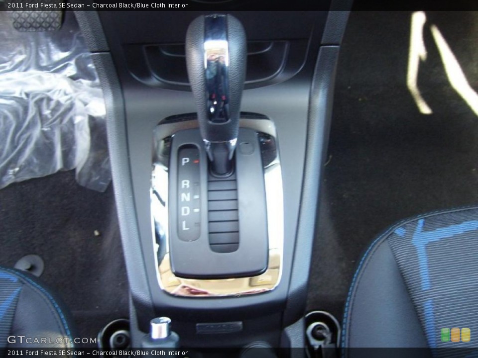 Charcoal Black/Blue Cloth Interior Transmission for the 2011 Ford Fiesta SE Sedan #39127623