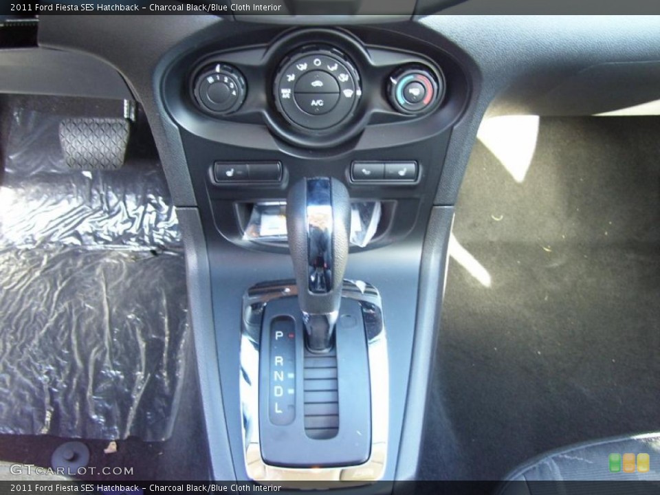 Charcoal Black/Blue Cloth Interior Transmission for the 2011 Ford Fiesta SES Hatchback #39128115
