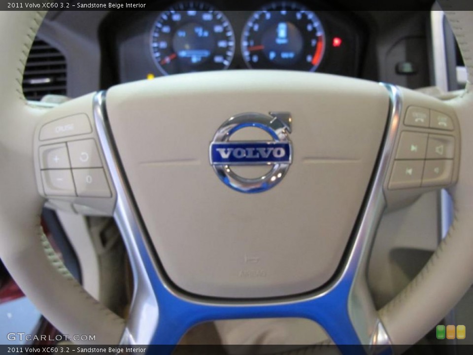 Sandstone Beige Interior Steering Wheel for the 2011 Volvo XC60 3.2 #39130047
