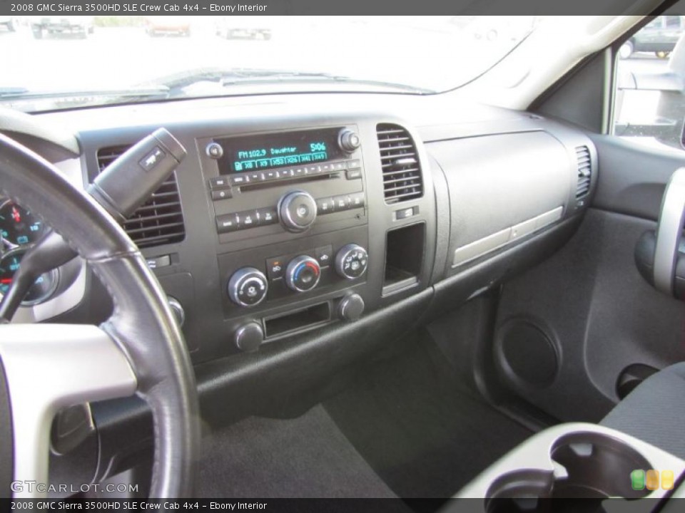 Ebony Interior Dashboard for the 2008 GMC Sierra 3500HD SLE Crew Cab 4x4 #39130079