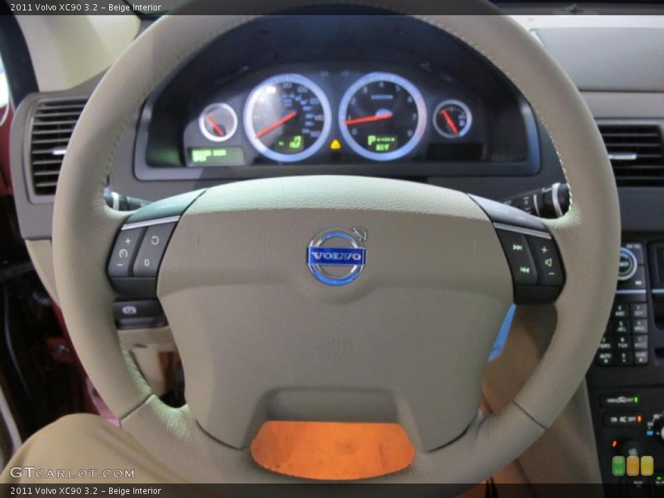 Beige Interior Steering Wheel for the 2011 Volvo XC90 3.2 #39130363