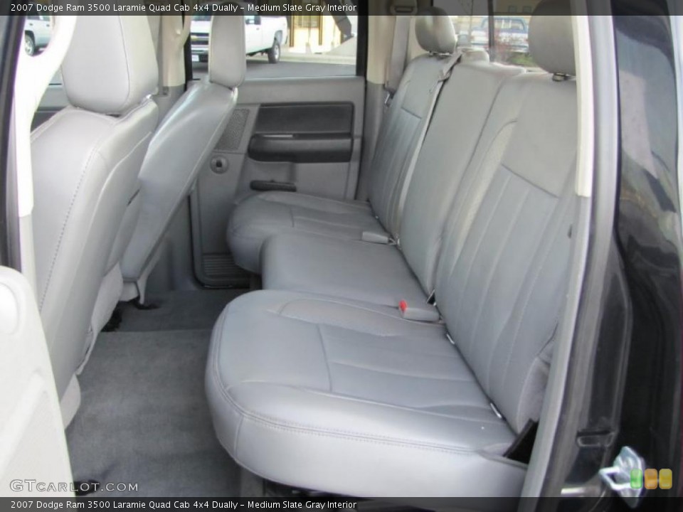 Medium Slate Gray Interior Photo for the 2007 Dodge Ram 3500 Laramie Quad Cab 4x4 Dually #39130551
