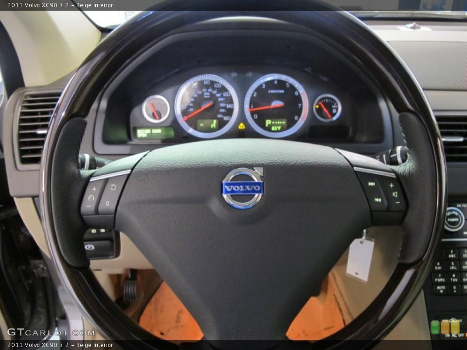 Beige Interior Steering Wheel for the 2011 Volvo XC90 3.2 #39130635