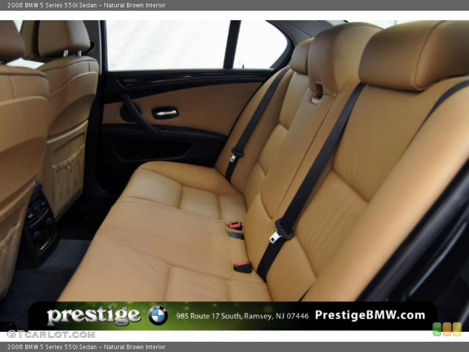 Natural Brown Interior Photo for the 2008 BMW 5 Series 550i Sedan #39130687