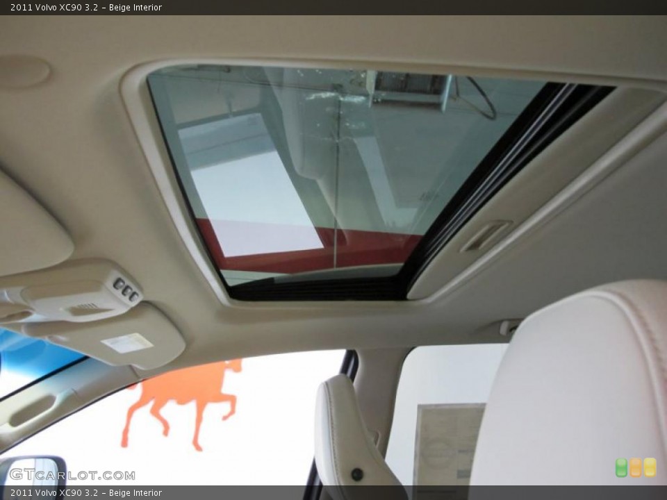 Beige Interior Sunroof for the 2011 Volvo XC90 3.2 #39130691