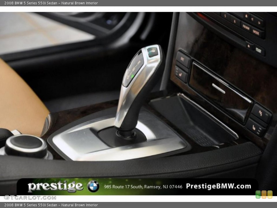 Natural Brown Interior Transmission for the 2008 BMW 5 Series 550i Sedan #39130795