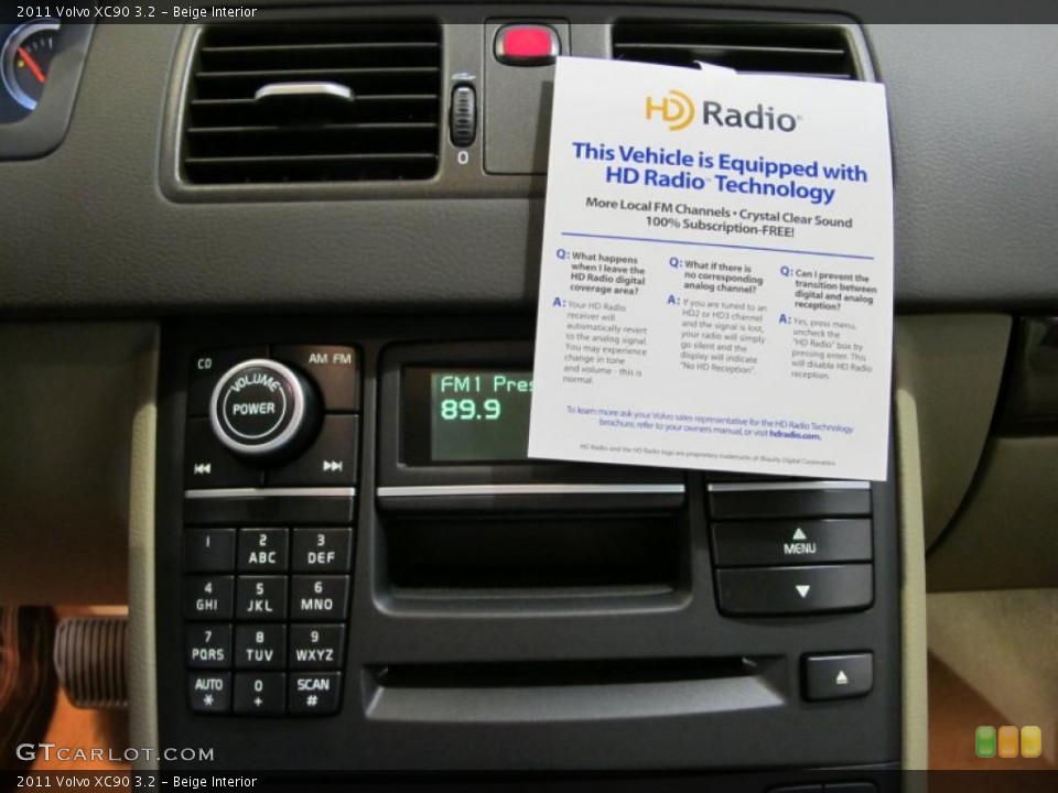 Beige Interior Controls for the 2011 Volvo XC90 3.2 #39130951