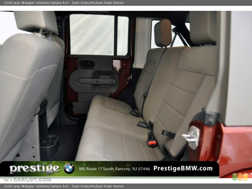 Dark Khaki/Medium Khaki Interior Photo for the 2008 Jeep Wrangler Unlimited Sahara 4x4 #39130955