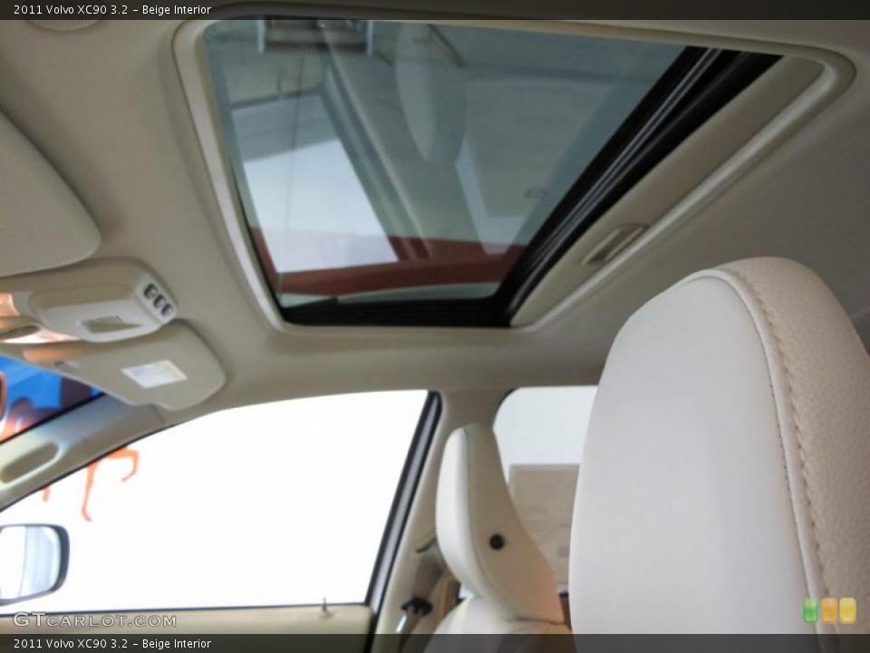 Beige Interior Sunroof for the 2011 Volvo XC90 3.2 #39130987