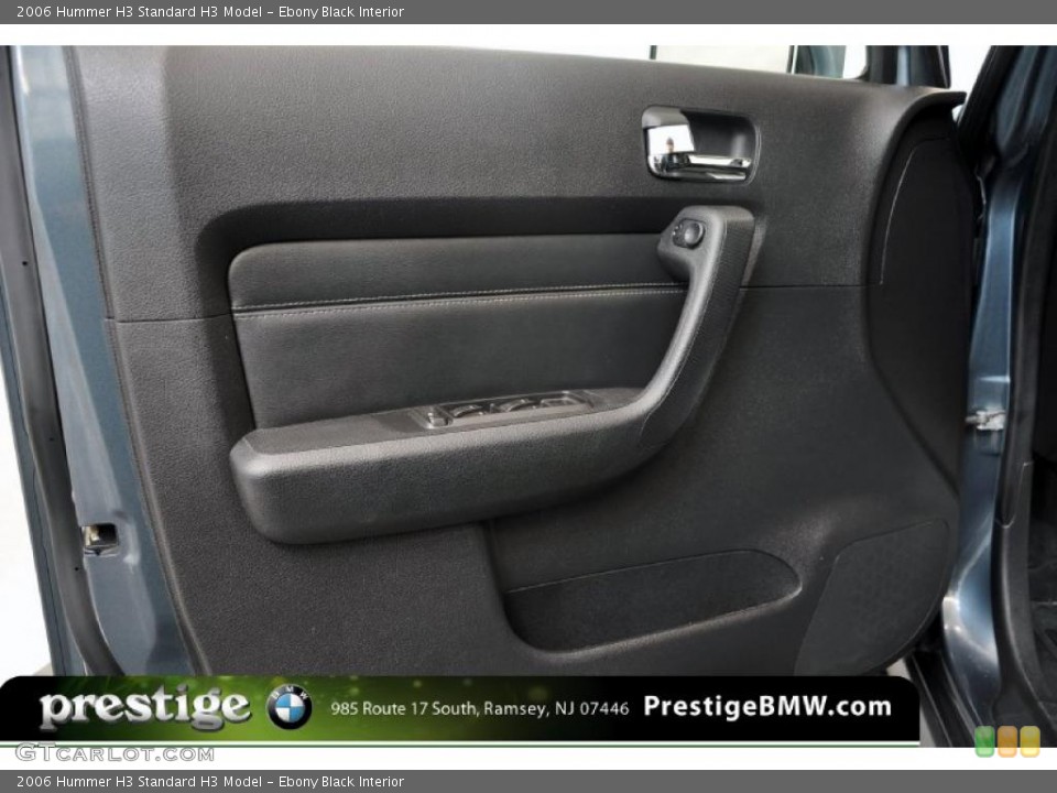 Ebony Black Interior Door Panel for the 2006 Hummer H3  #39131403
