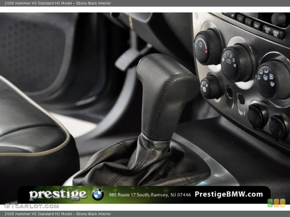 Ebony Black Interior Transmission for the 2006 Hummer H3  #39131479