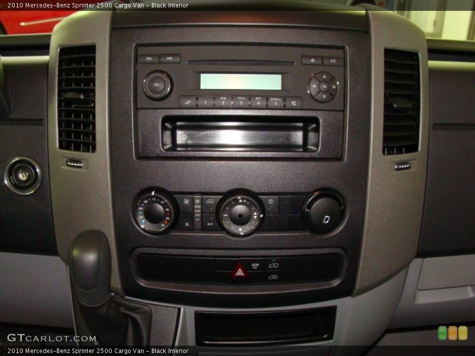 Black Interior Controls for the 2010 Mercedes-Benz Sprinter 2500 Cargo Van #39131483
