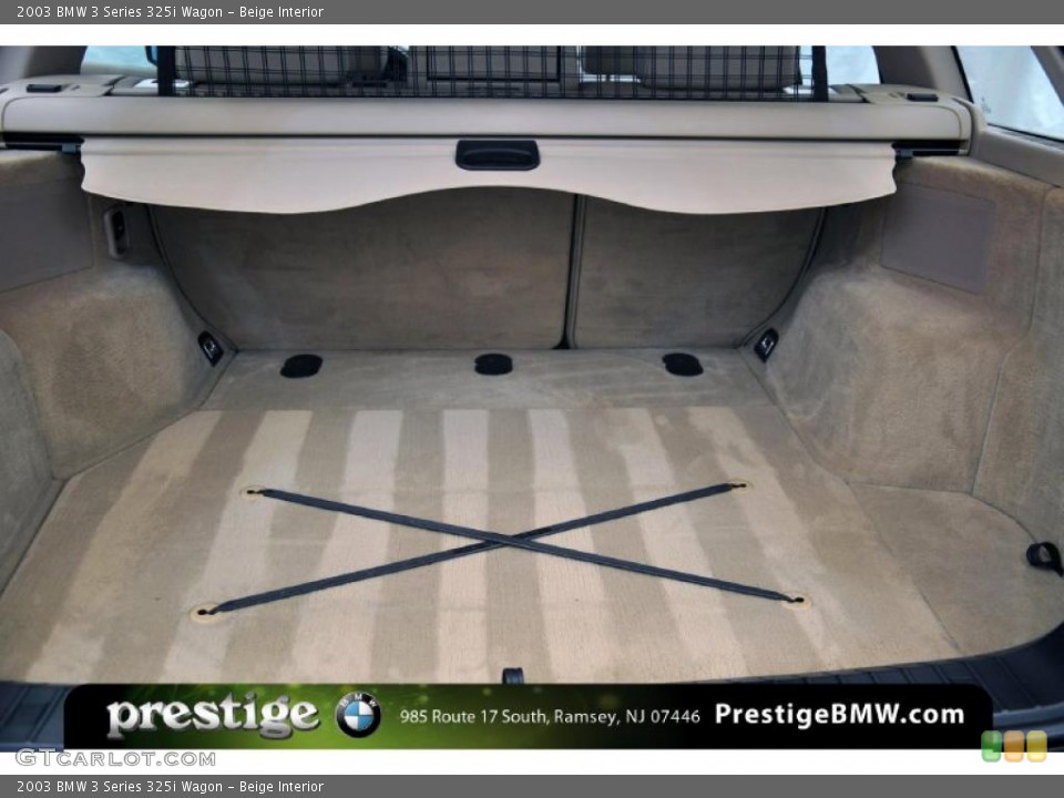 Beige Interior Trunk for the 2003 BMW 3 Series 325i Wagon #39131571