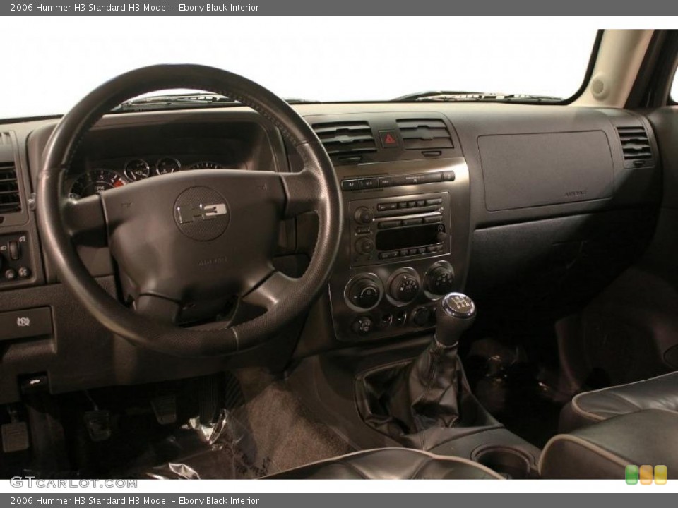 Ebony Black Interior Photo for the 2006 Hummer H3  #39131707