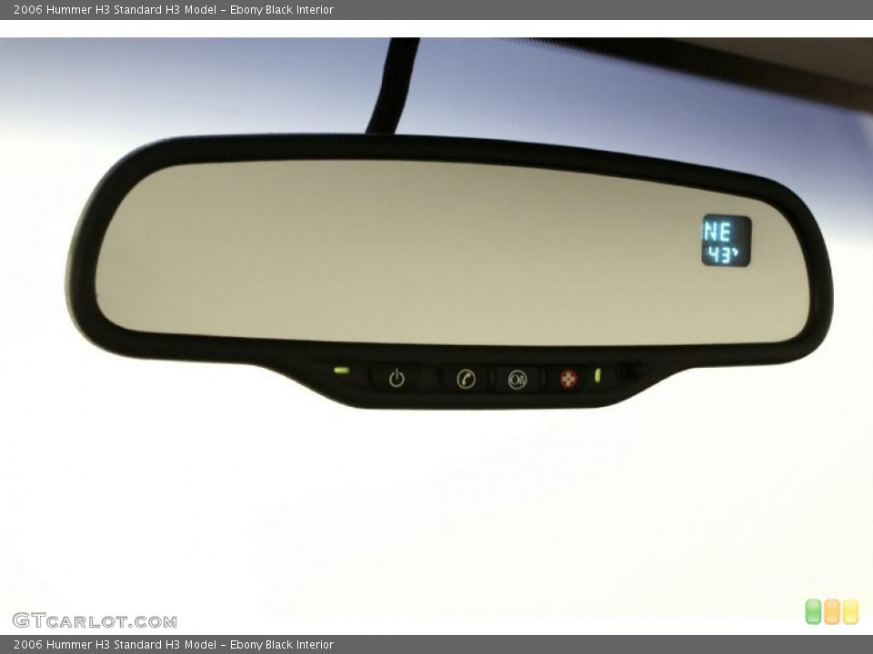 Ebony Black Interior Navigation for the 2006 Hummer H3  #39131743