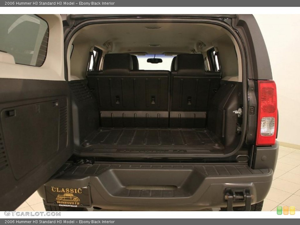 Ebony Black Interior Trunk for the 2006 Hummer H3  #39131855
