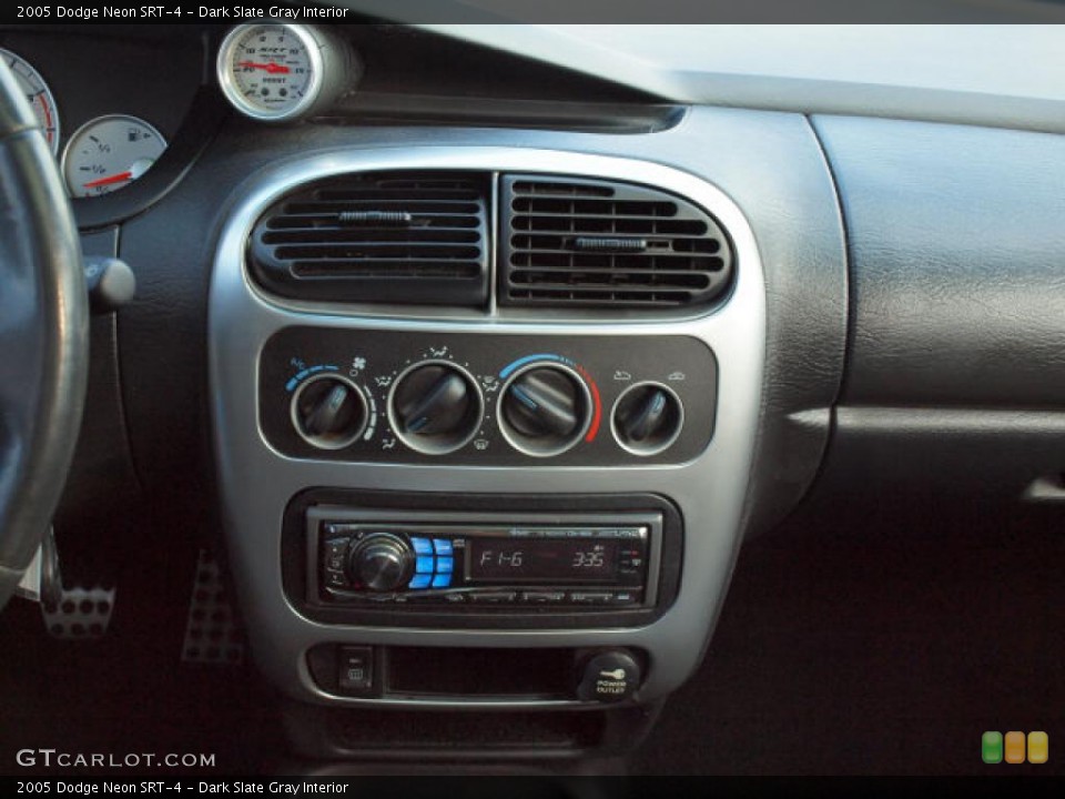 Dark Slate Gray Interior Controls for the 2005 Dodge Neon SRT-4 #39132327
