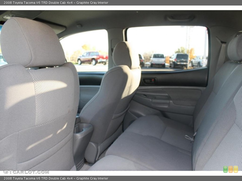 Graphite Gray Interior Photo for the 2008 Toyota Tacoma V6 TRD Double Cab 4x4 #39132683