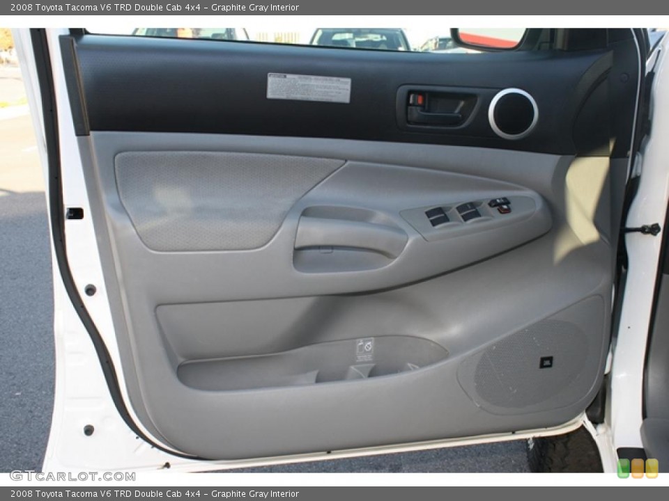 Graphite Gray Interior Door Panel for the 2008 Toyota Tacoma V6 TRD Double Cab 4x4 #39132791