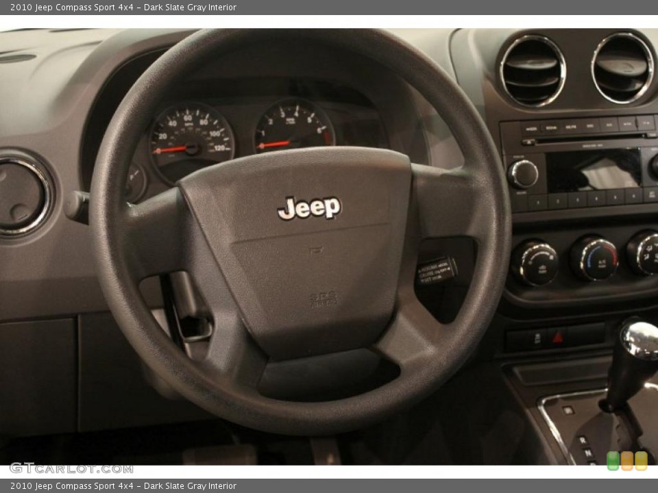 Dark Slate Gray Interior Steering Wheel for the 2010 Jeep Compass Sport 4x4 #39133743