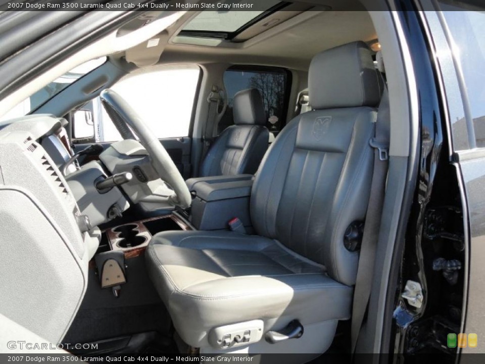 Medium Slate Gray Interior Photo for the 2007 Dodge Ram 3500 Laramie Quad Cab 4x4 Dually #39133815