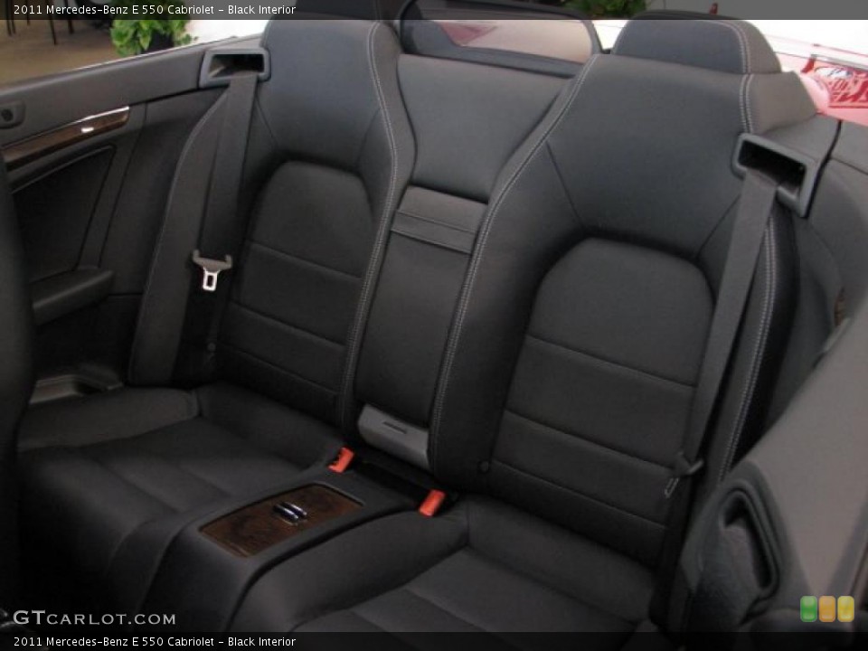 Black Interior Photo for the 2011 Mercedes-Benz E 550 Cabriolet #39134051
