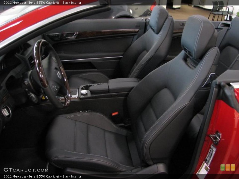 Black Interior Photo for the 2011 Mercedes-Benz E 550 Cabriolet #39134095