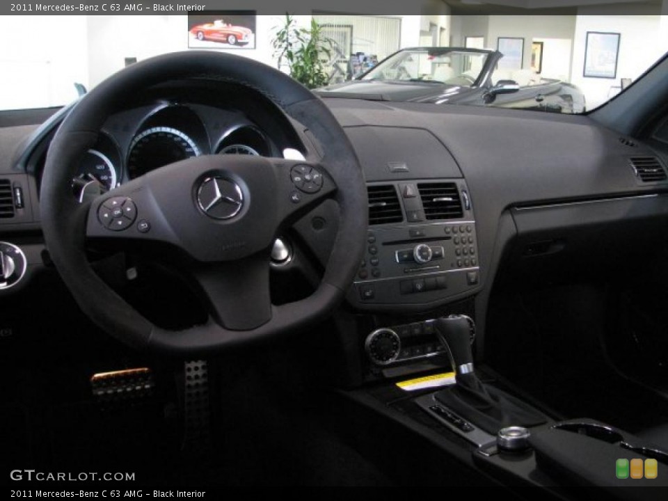 Black Interior Dashboard for the 2011 Mercedes-Benz C 63 AMG #39134203