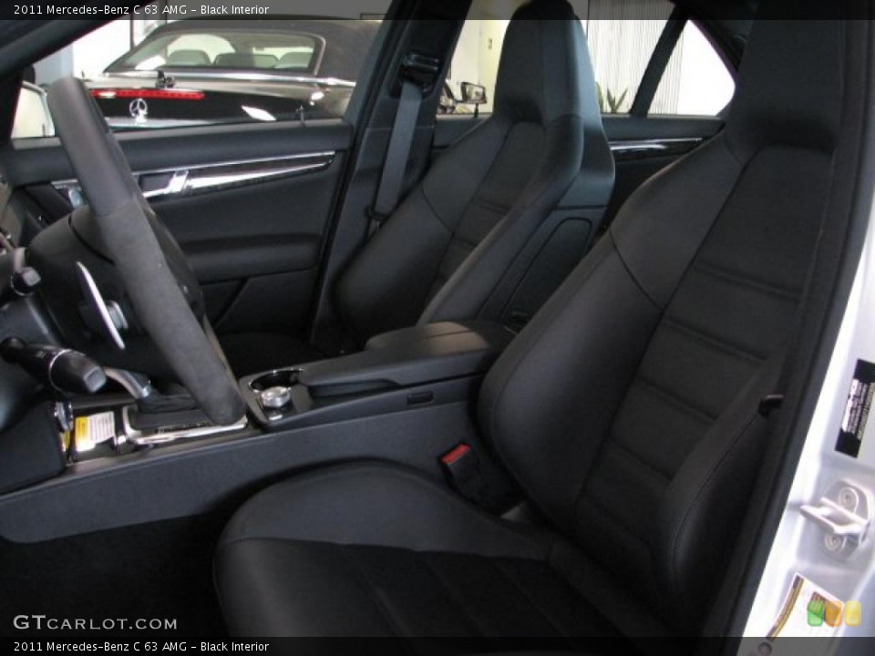 Black Interior Photo for the 2011 Mercedes-Benz C 63 AMG #39134223
