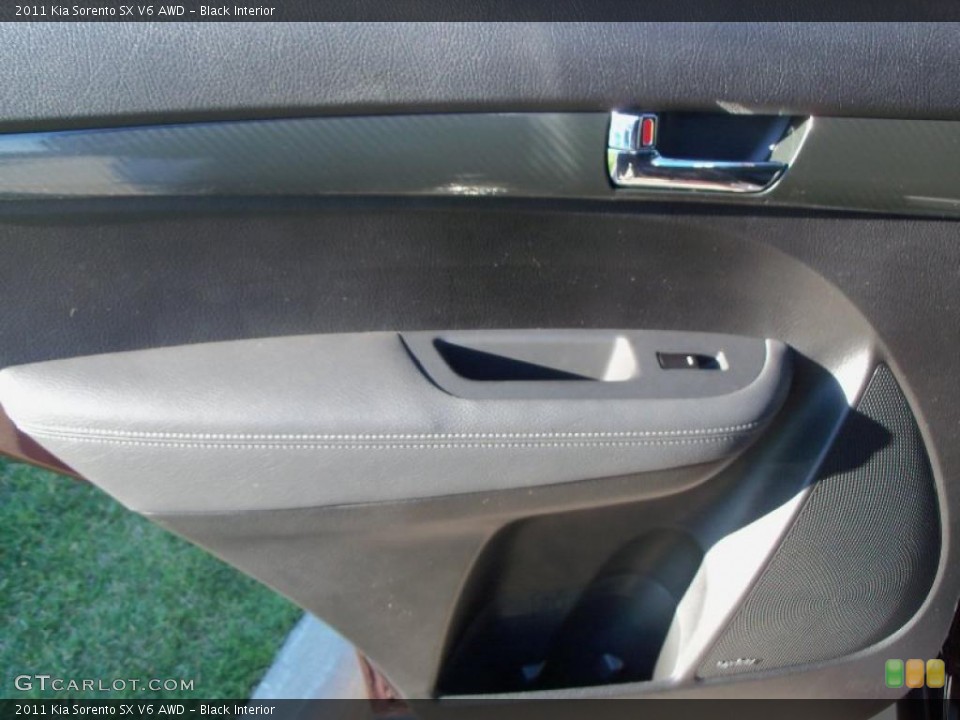 Black Interior Door Panel for the 2011 Kia Sorento SX V6 AWD #39134623