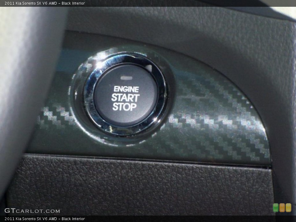 Black Interior Controls for the 2011 Kia Sorento SX V6 AWD #39134871